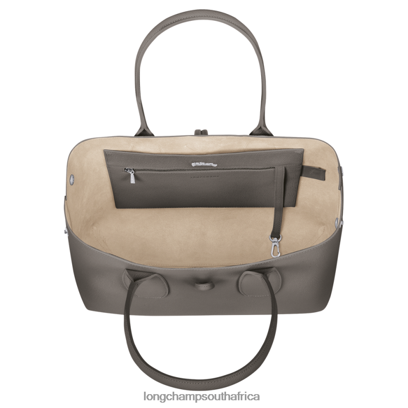 Roseau Tote bag Turtledove Bags Longchamp Women 6D0H6J370