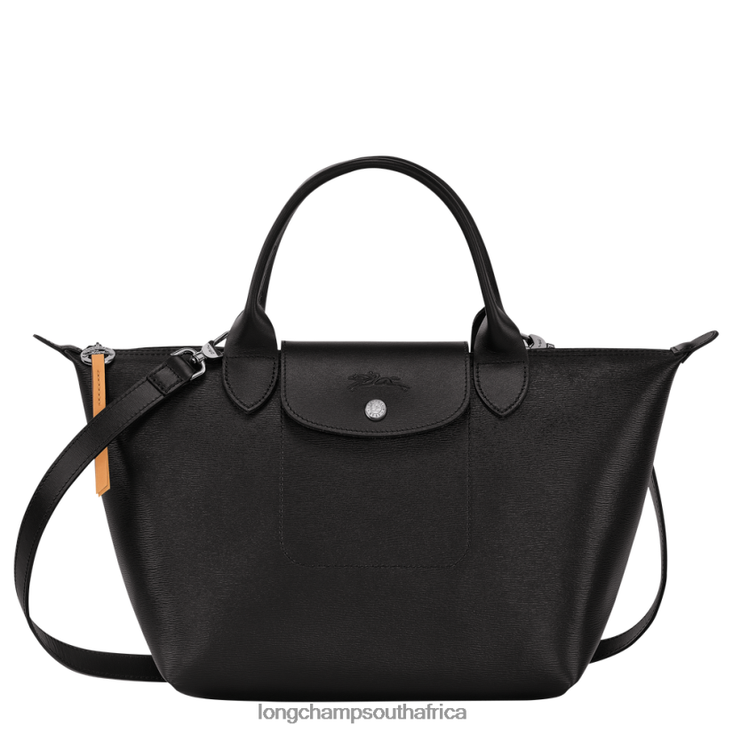 Le Pliage City Top handle bag Black Bags Longchamp Women 6D0H6J87