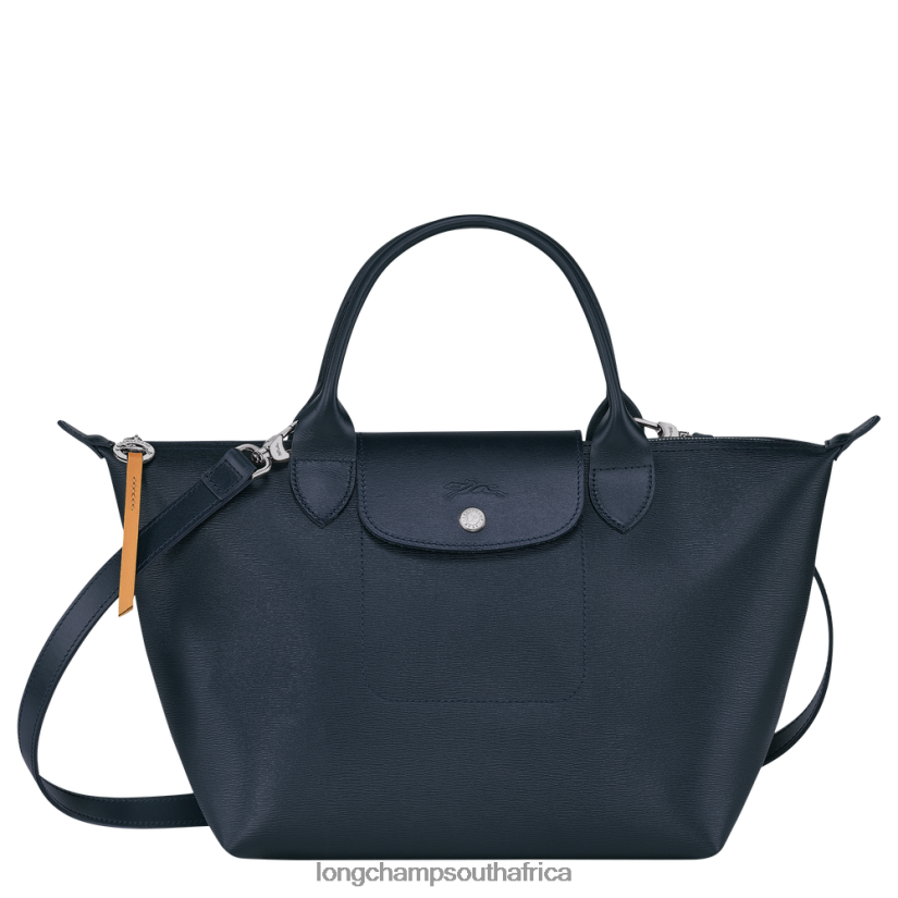 Le Pliage City Top handle bag Navy Bags Longchamp Women 6D0H6J88