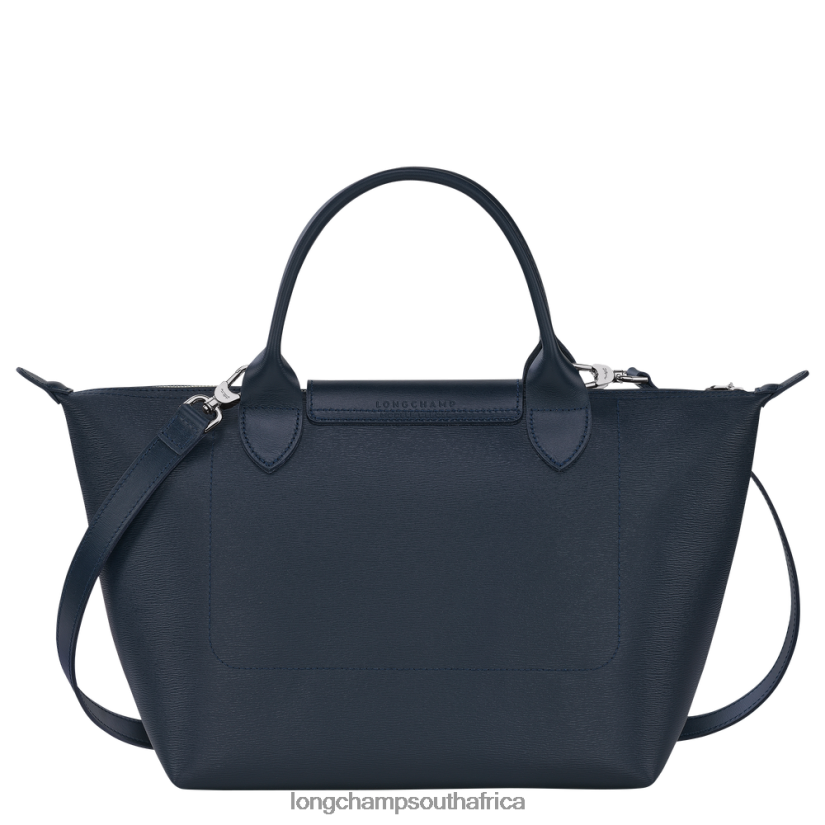 Le Pliage City Top handle bag Navy Bags Longchamp Women 6D0H6J88