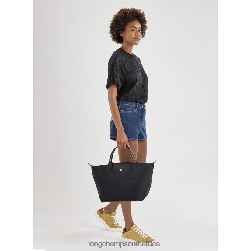 Le Pliage Green Handbag Black Bags Longchamp Women 6D0H6J192