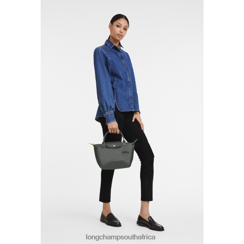 Le Pliage Green Handbag Graphite Bags Longchamp Women 6D0H6J189