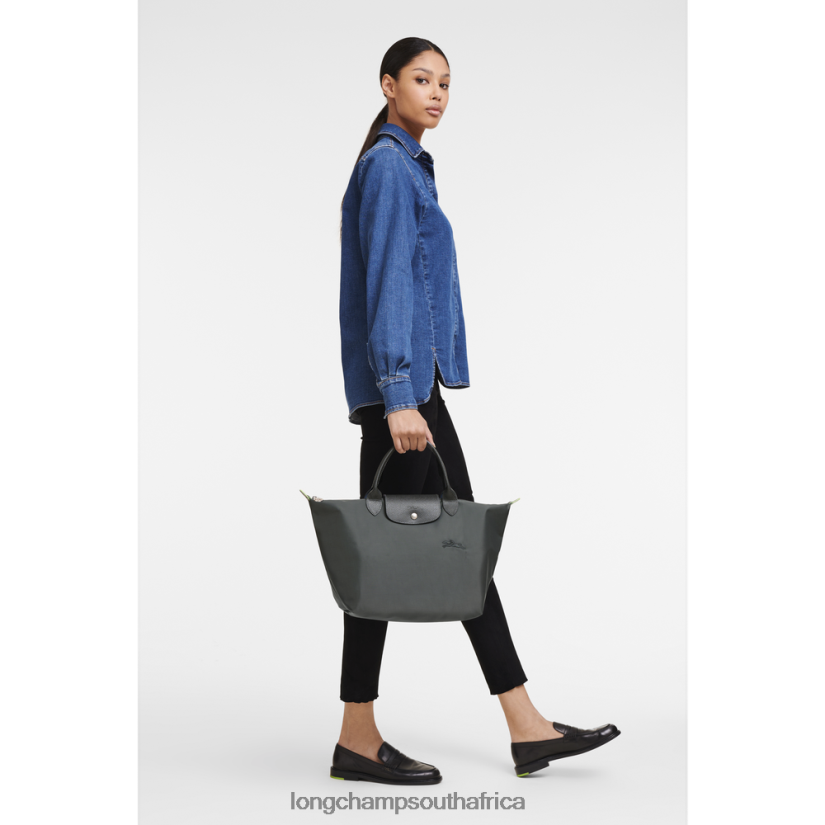 Le Pliage Green Handbag Graphite Bags Longchamp Women 6D0H6J194