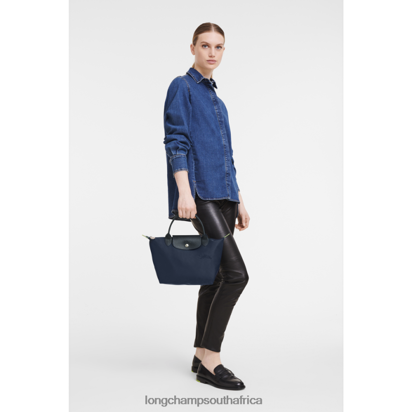 Le Pliage Green Handbag Navy Bags Longchamp Women 6D0H6J190