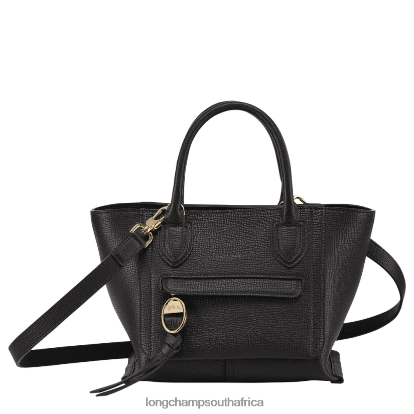 Mailbox Handbag Black Bags Longchamp Women 6D0H6J163