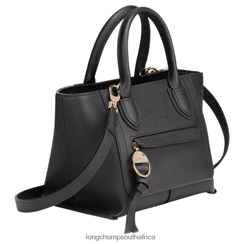 Mailbox Handbag Black Bags Longchamp Women 6D0H6J163