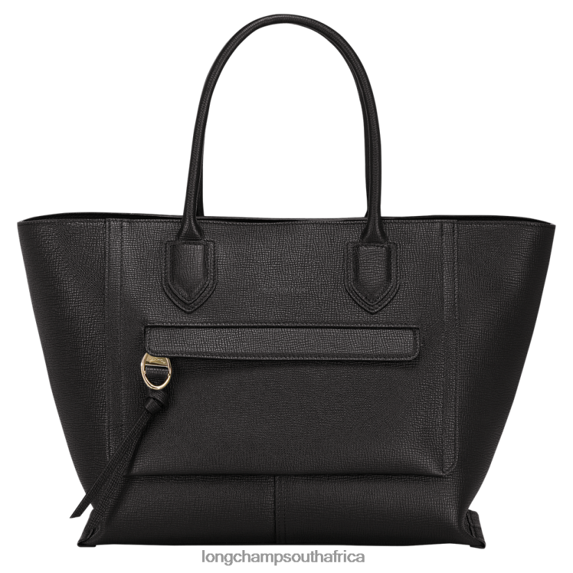 Mailbox Handbag Black Bags Longchamp Women 6D0H6J171