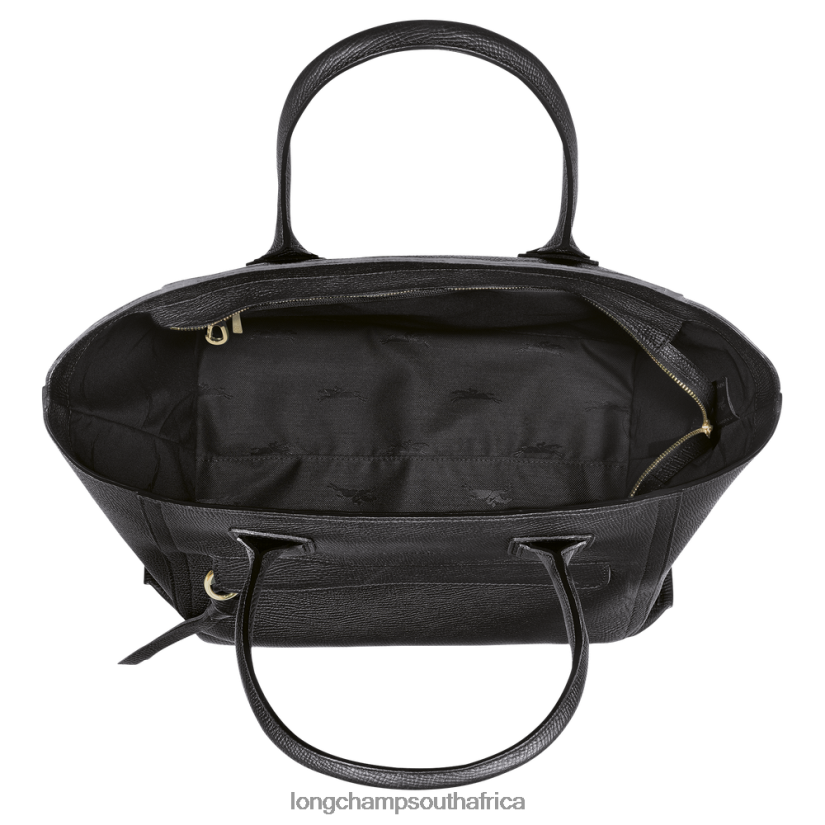 Mailbox Handbag Black Bags Longchamp Women 6D0H6J171