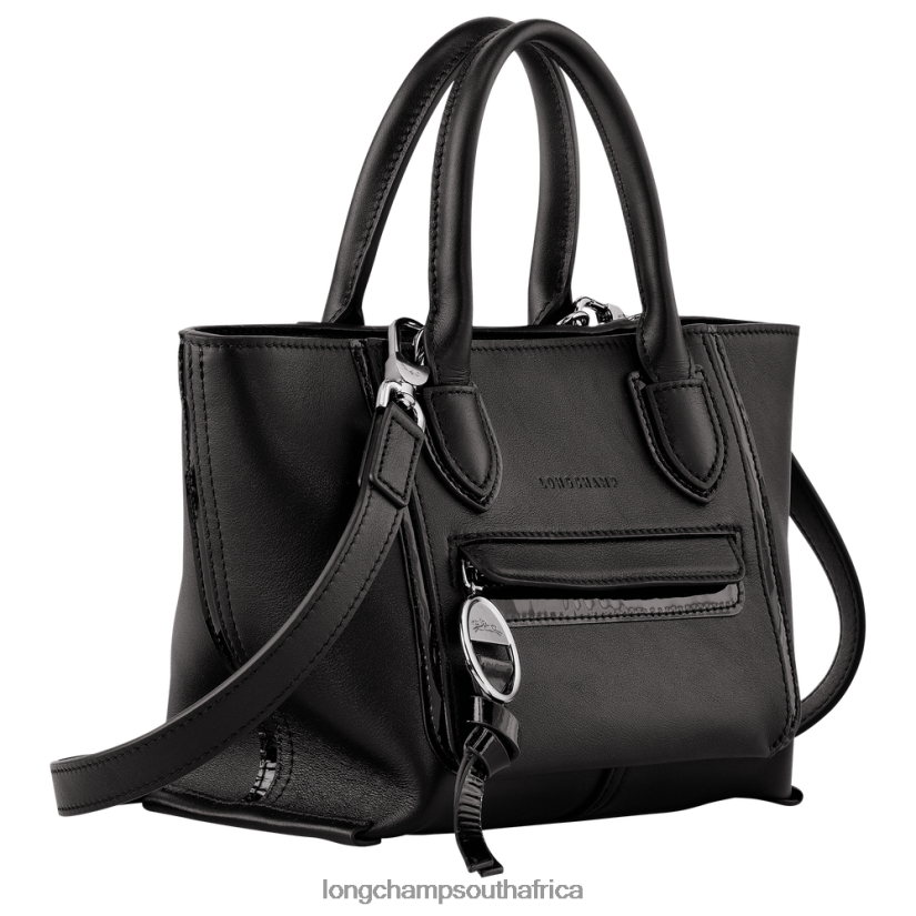 Mailbox Handbag Black Bags Longchamp Women 6D0H6J175