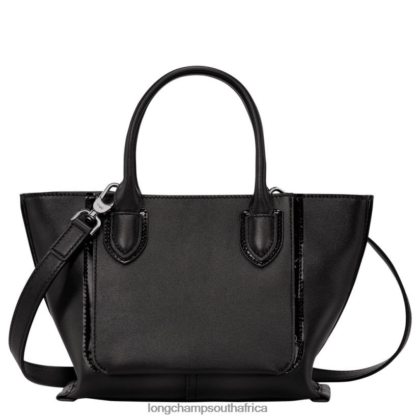 Mailbox Handbag Black Bags Longchamp Women 6D0H6J175