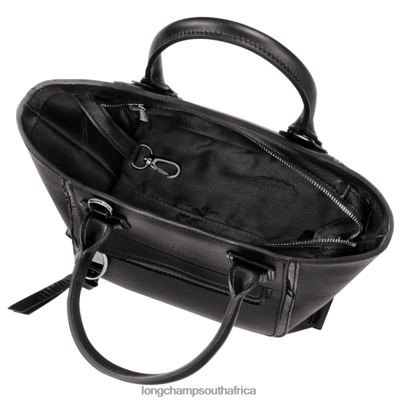 Mailbox Handbag Black Bags Longchamp Women 6D0H6J175