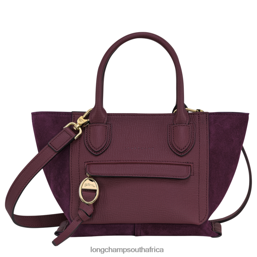 Mailbox Handbag Burgundy Bags Longchamp Women 6D0H6J159