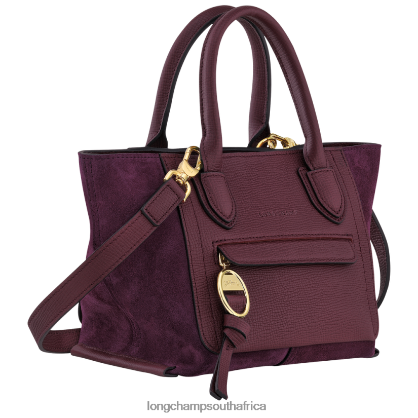 Mailbox Handbag Burgundy Bags Longchamp Women 6D0H6J159