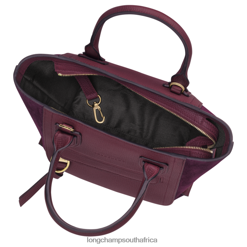 Mailbox Handbag Burgundy Bags Longchamp Women 6D0H6J159