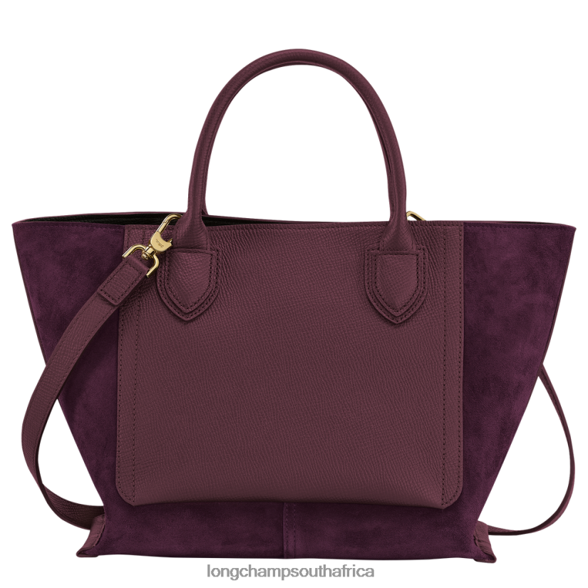 Mailbox Handbag Burgundy Bags Longchamp Women 6D0H6J161