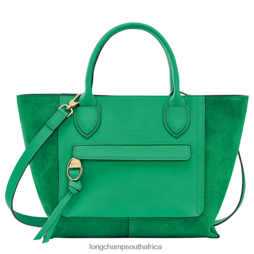 Mailbox Handbag Grass/Green Light Bags Longchamp Women 6D0H6J162