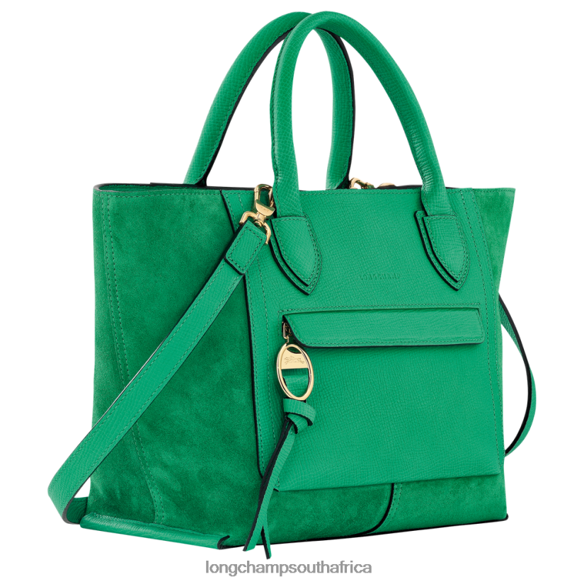Mailbox Handbag Grass/Green Light Bags Longchamp Women 6D0H6J162