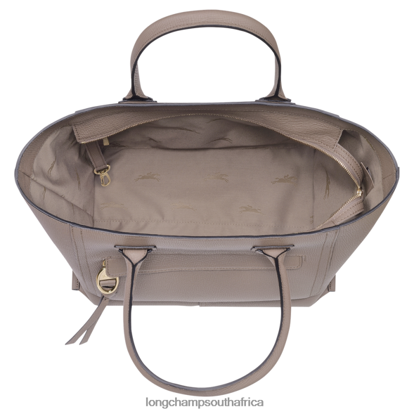 Mailbox Handbag Taupe Bags Longchamp Women 6D0H6J172