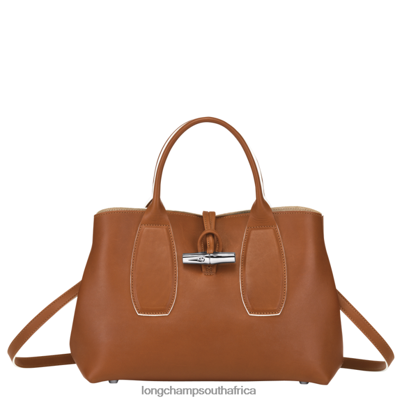 Roseau Handbag Cognac Bags Longchamp Women 6D0H6J121