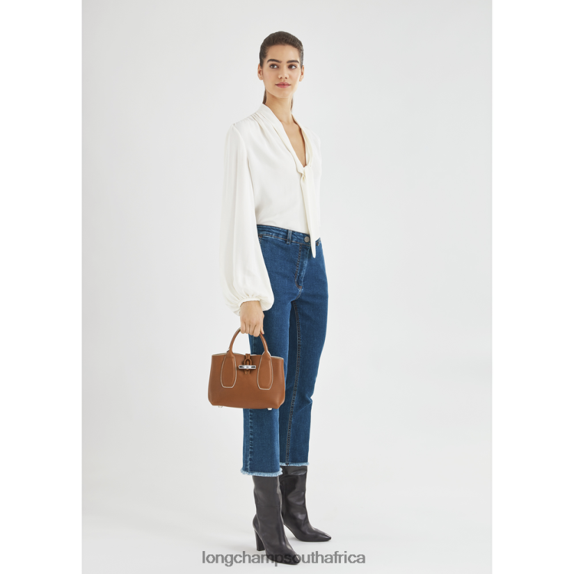 Roseau Handbag Cognac Bags Longchamp Women 6D0H6J122