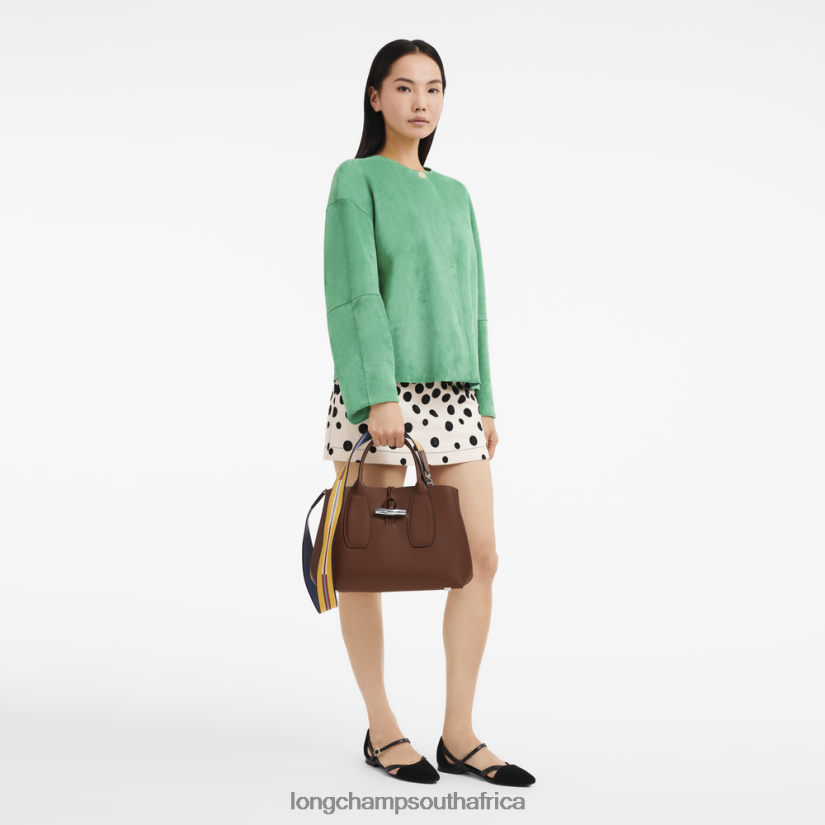 Roseau Handbag Ebony Bags Longchamp Women 6D0H6J97