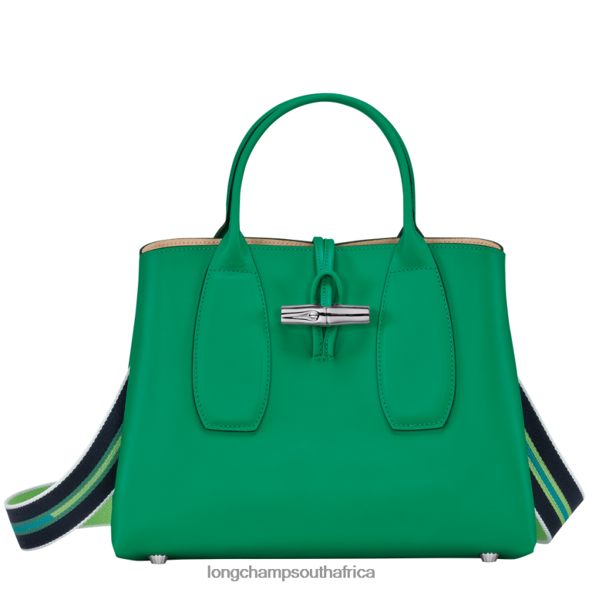 Roseau Handbag Grass/Green Light Bags Longchamp Women 6D0H6J98