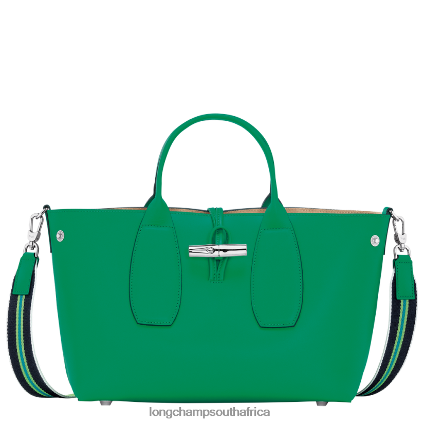 Roseau Handbag Grass/Green Light Bags Longchamp Women 6D0H6J98