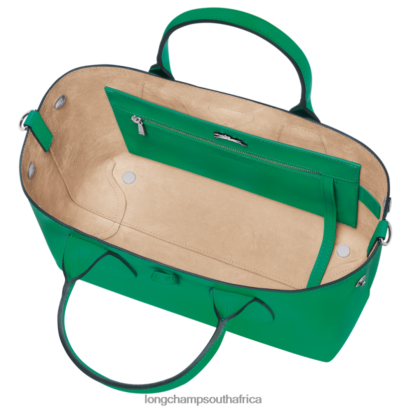 Roseau Handbag Grass/Green Light Bags Longchamp Women 6D0H6J98