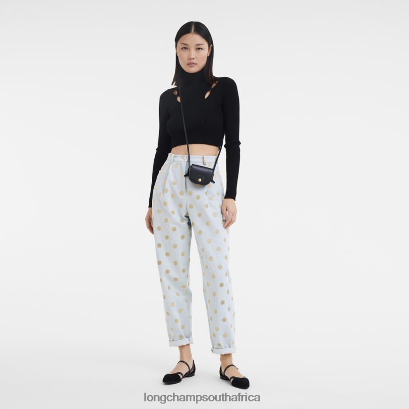 Epure Coin purse with leather lace Black Leather Goods Longchamp Women 6D0H6J531