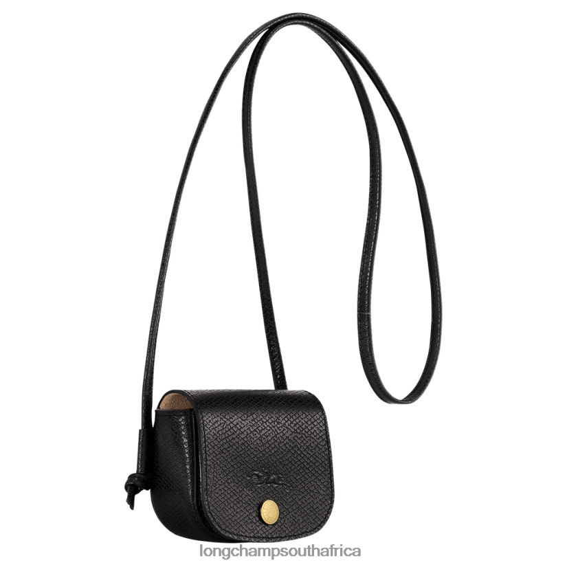 Epure Coin purse with leather lace Black Leather Goods Longchamp Women 6D0H6J531