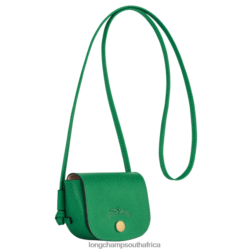Epure Coin purse with leather lace Green Leather Goods Longchamp Women 6D0H6J534