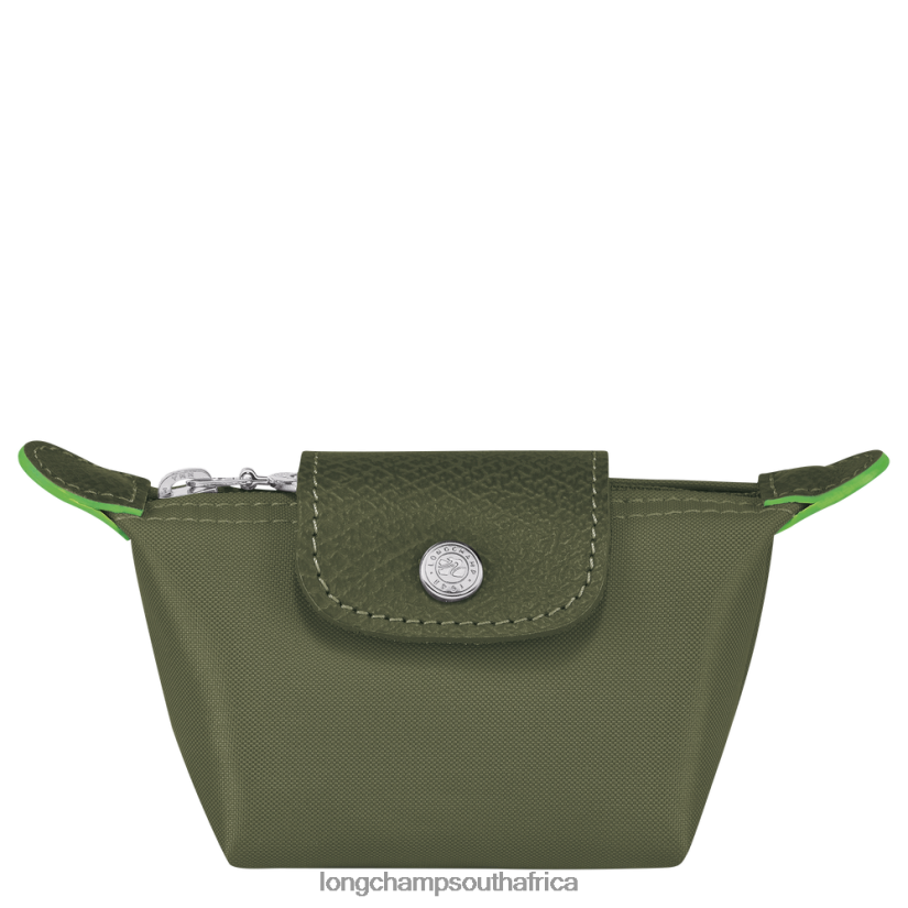 Le Pliage Green Coin purse Forest Leather Goods Longchamp Women 6D0H6J507