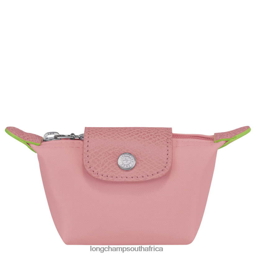 Le Pliage Green Coin purse Petal Pink Leather Goods Longchamp Women 6D0H6J512