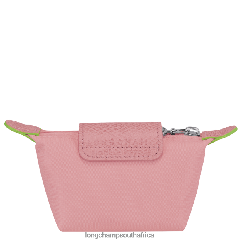 Le Pliage Green Coin purse Petal Pink Leather Goods Longchamp Women 6D0H6J512