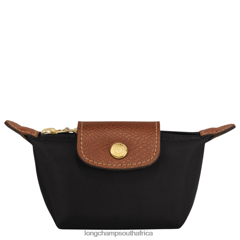 Le Pliage Original Coin purse Black Leather Goods Longchamp Women 6D0H6J499