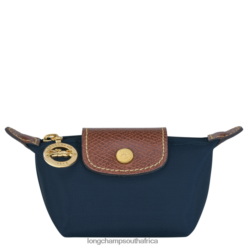 Le Pliage Original Coin purse Navy Leather Goods Longchamp Women 6D0H6J502