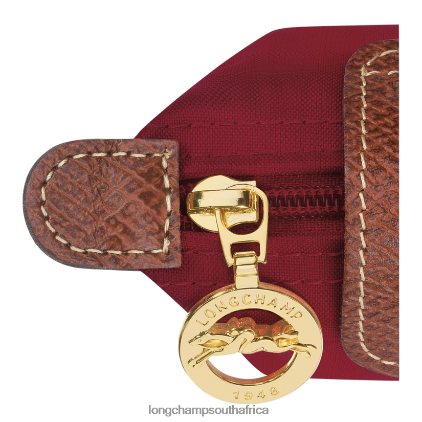 Le Pliage Original Coin purse Red Leather Goods Longchamp Women 6D0H6J501