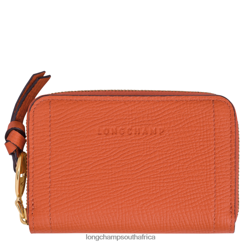Mailbox Coin purse Carot Leather Goods Longchamp Women 6D0H6J541