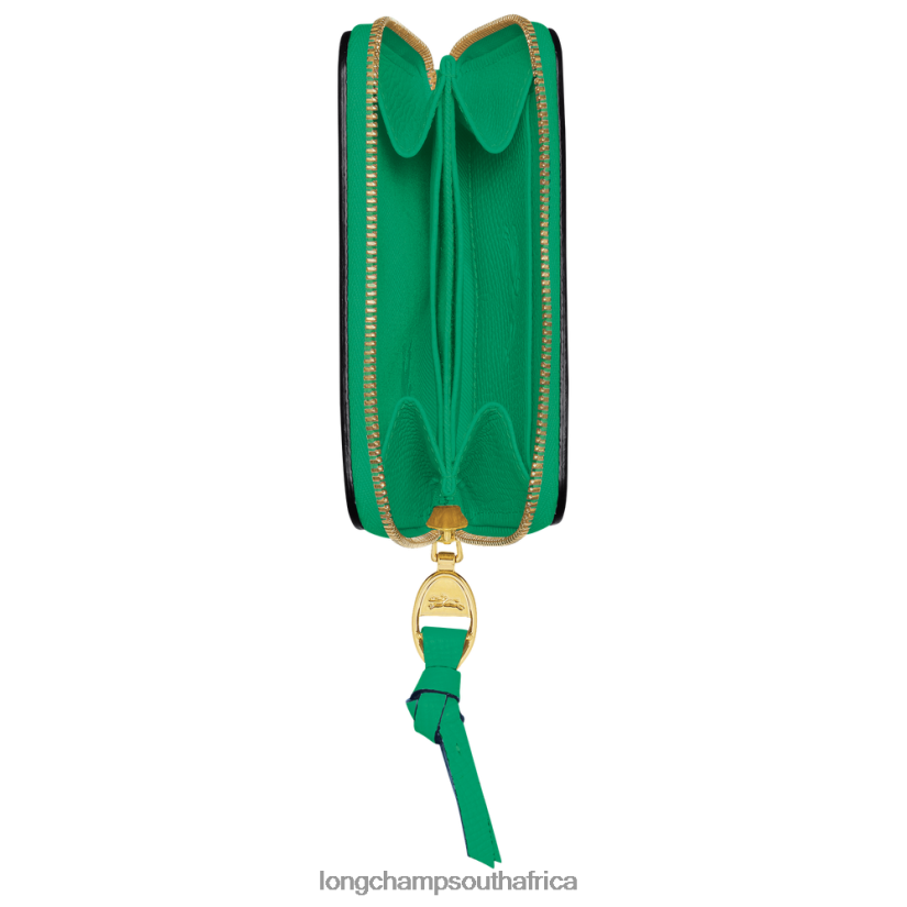 Mailbox Coin purse Grass/Green Light Leather Goods Longchamp Women 6D0H6J540