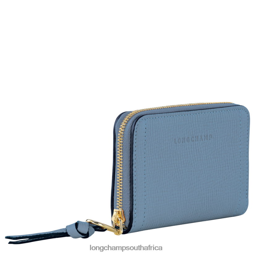 Mailbox Coin purse Slate Leather Goods Longchamp Women 6D0H6J539