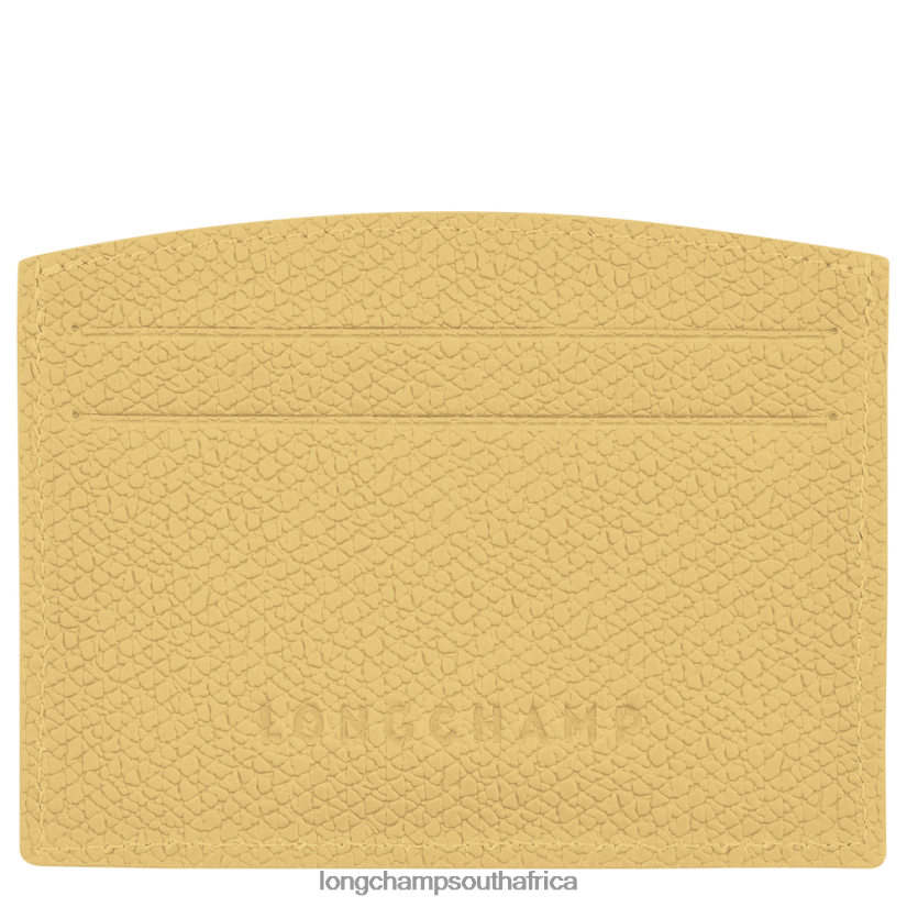Roseau Card holder Corn Leather Goods Longchamp Women 6D0H6J638
