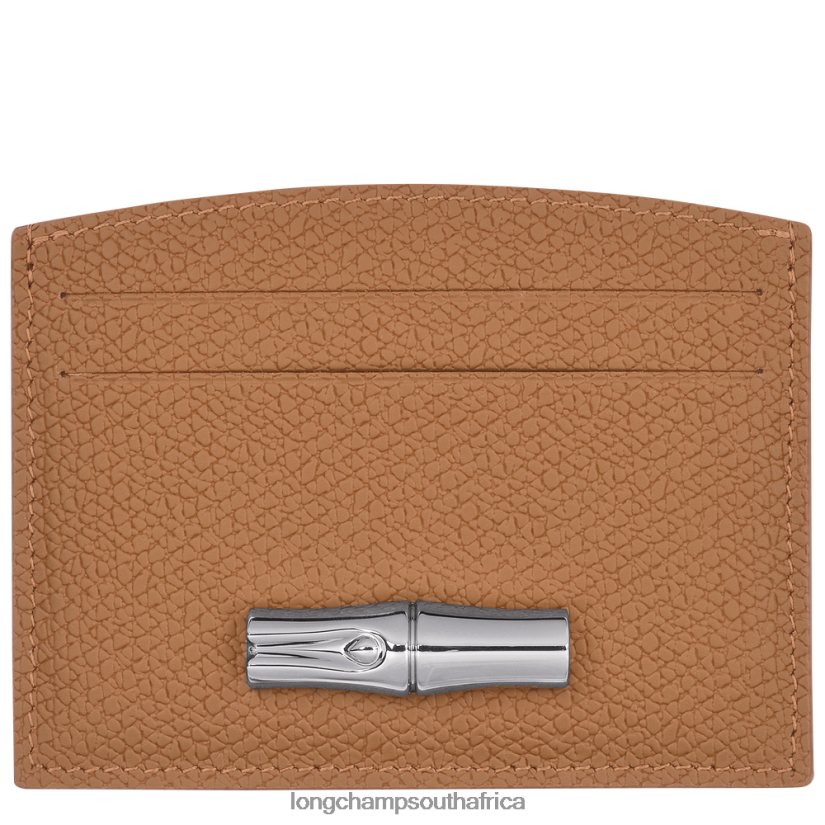 Roseau Card holder Natural Leather Goods Longchamp Women 6D0H6J637