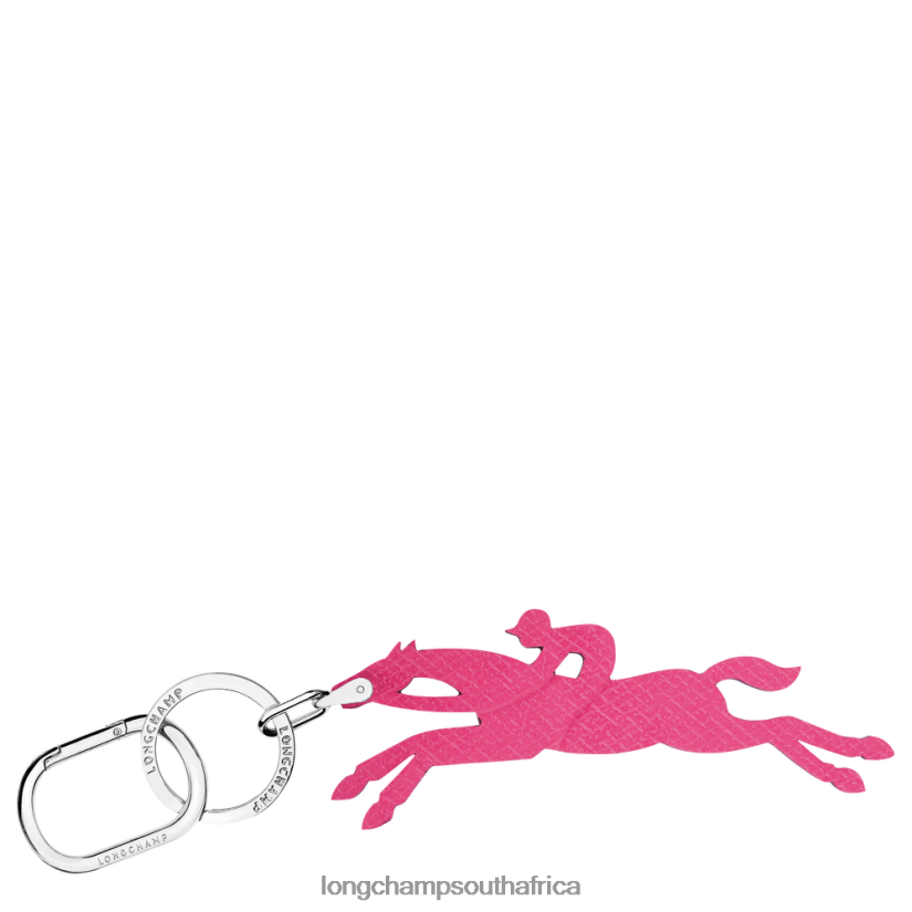 Le Pliage Key Rings Fuchsia Leather Goods Longchamp Women 6D0H6J734
