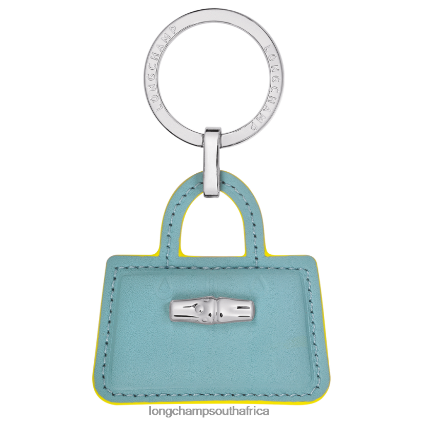 Roseau Key rings Cloud Blue/Orange Leather Goods Longchamp Women 6D0H6J751