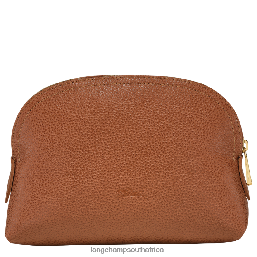 Le Foulonne Pouch Caramel Leather Goods Longchamp Women 6D0H6J695