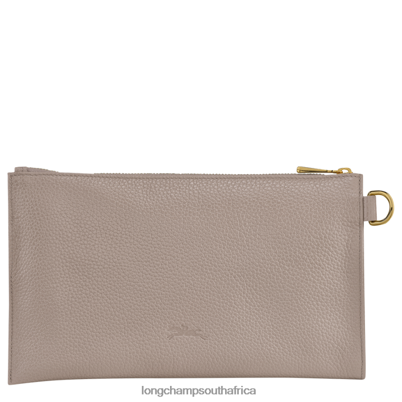 Le Foulonne Pouch Turtledove Leather Goods Longchamp Women 6D0H6J703