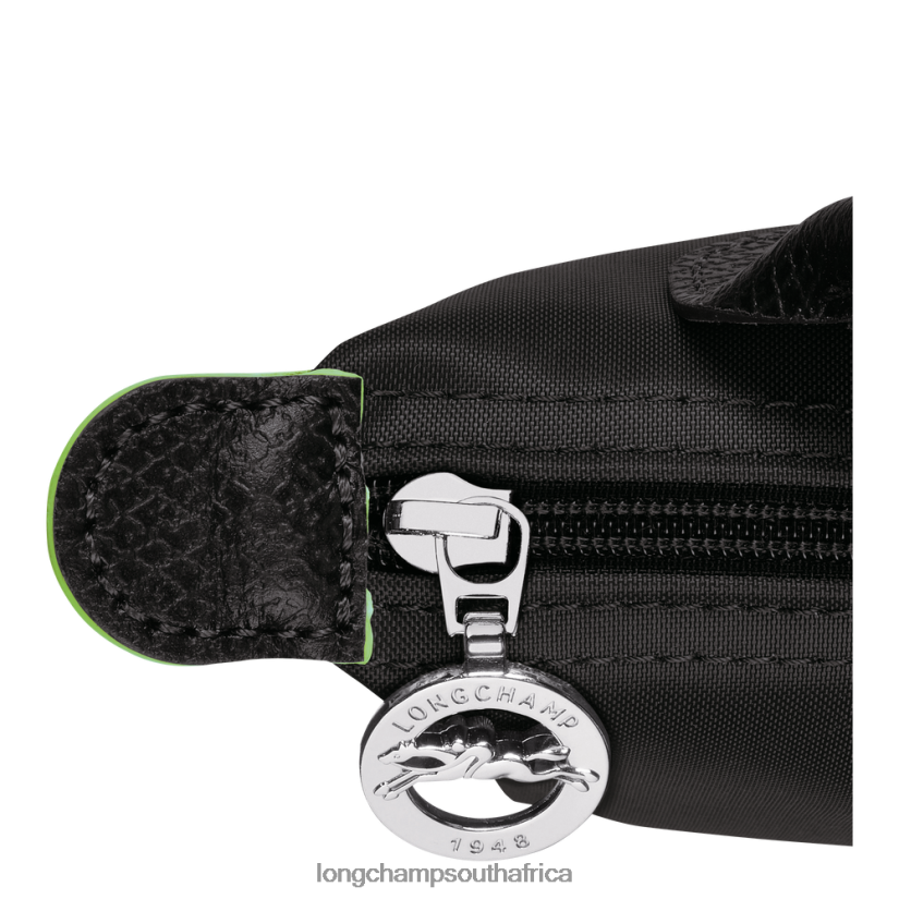 Le Pliage Green Pouch with handle Black Leather Goods Longchamp Women 6D0H6J669