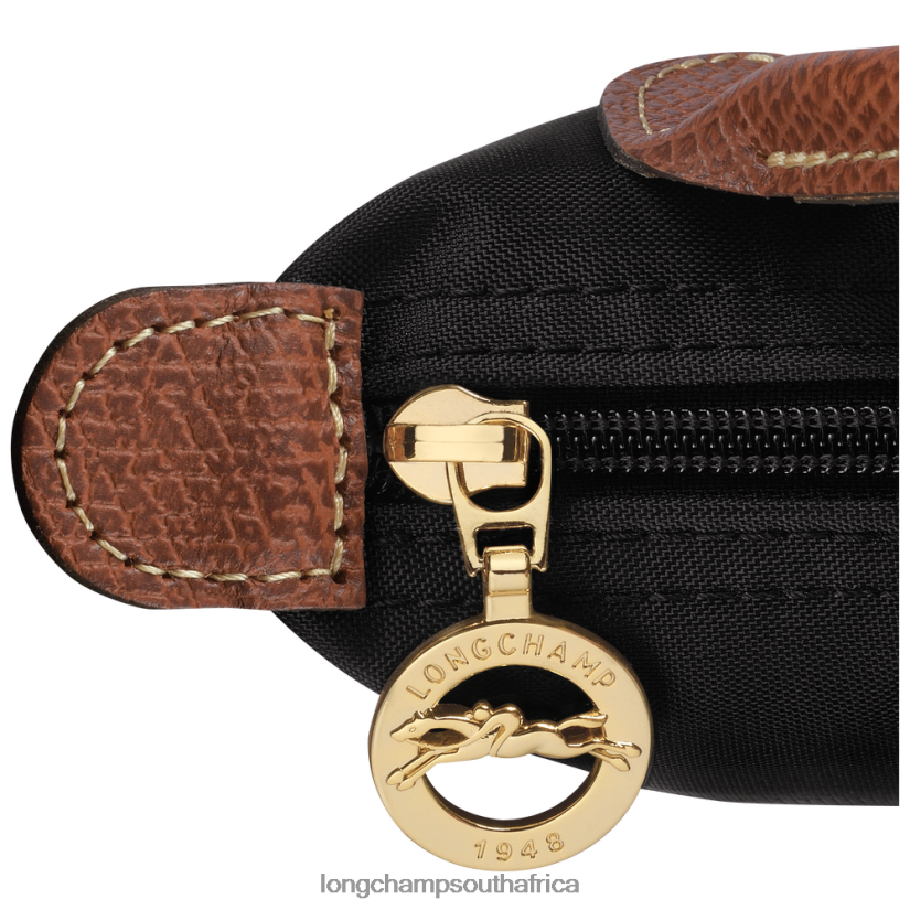 Le Pliage Original Pouch with handle Black Leather Goods Longchamp Women 6D0H6J662