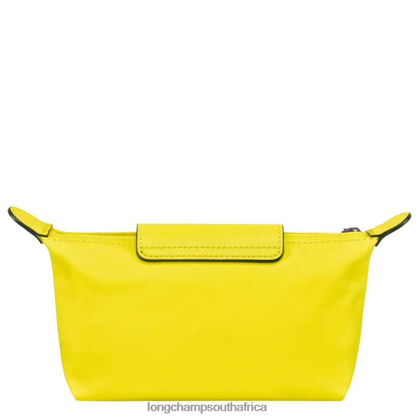 Le Pliage Xtra Pouch Lemon Leather Goods Longchamp Women 6D0H6J713