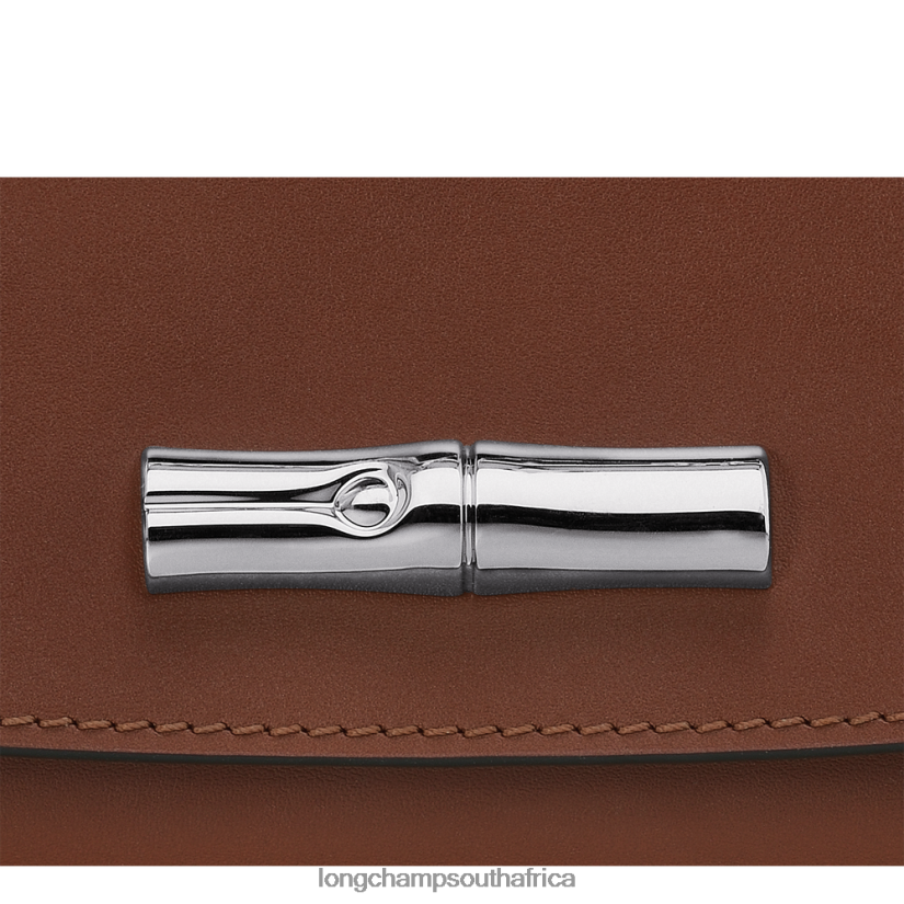 Roseau Clutch Ebony Leather Goods Longchamp Women 6D0H6J247